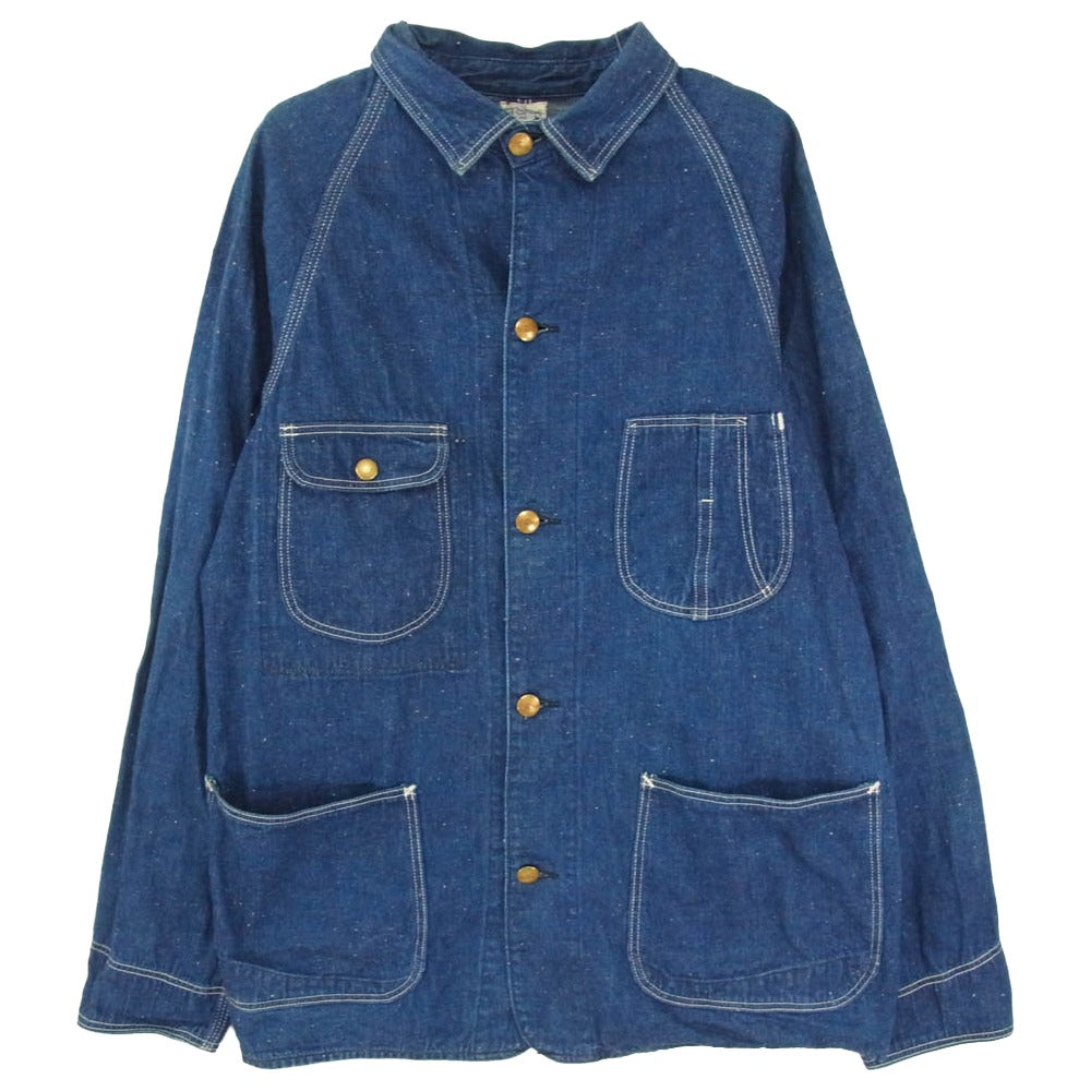 orSlow オアスロウ 50's DENIM COVERALL 1950年 モデル デニム カバーオール ジャケット インディゴブルー系 3【中古】