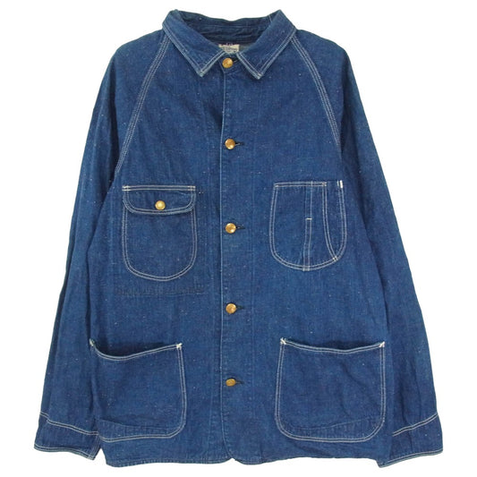 orSlow オアスロウ 50's DENIM COVERALL 1950年 モデル デニム カバーオール ジャケット インディゴブルー系 3【中古】