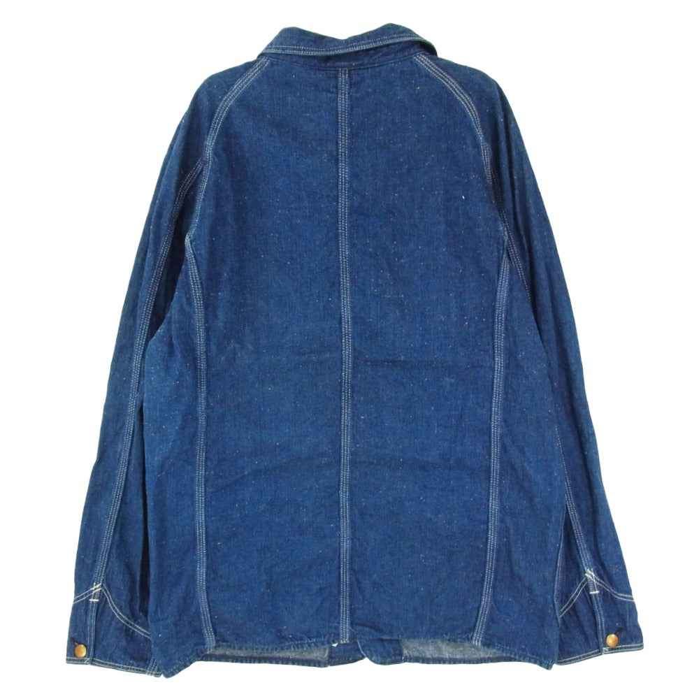 orSlow オアスロウ 50's DENIM COVERALL 1950年 モデル デニム カバーオール ジャケット インディゴブルー系 3【中古】