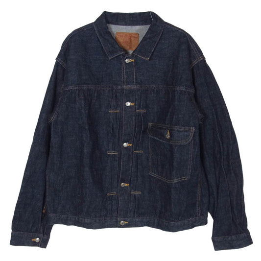 TCB jeans ティージービージーンズ 20's Jacket 1st TYPE ファースト タイプ デニム ジャケット シンチバック付 インディゴブルー系 46【中古】