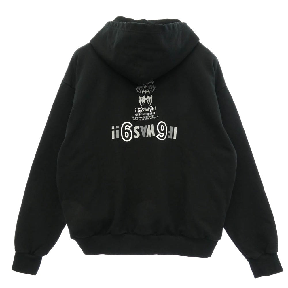 HideandSeek ハイドアンドシーク H30th-010226 Toru Nishiura 西浦 徹 30周年 The H&S Hooded Sweat Shirt フーデッド スウェットシャツ プルオーバー パーカー フーディー ブラック系 L【中古】