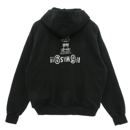 HideandSeek ハイドアンドシーク H30th-010226 Toru Nishiura 西浦 徹 30周年 The H&S Hooded Sweat Shirt フーデッド スウェットシャツ プルオーバー パーカー フーディー ブラック系 L【中古】