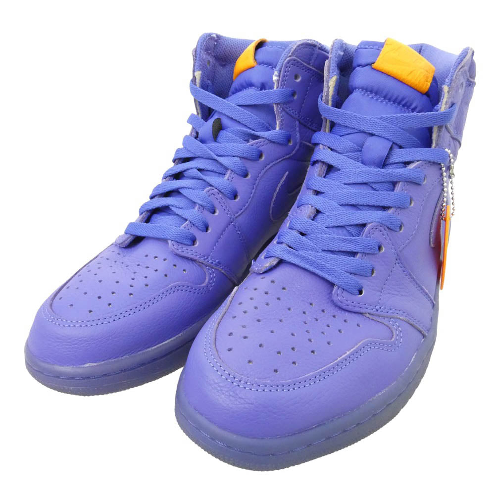 NIKE ナイキ 17AW AJ5997-555 Air Jordan 1 Retro High Gatorade Rush Violet AJ1 エアジョーダン レトロ ハイ ゲータレード ラッシュ バイオレット スニーカー パープル系 27.5cm【中古】