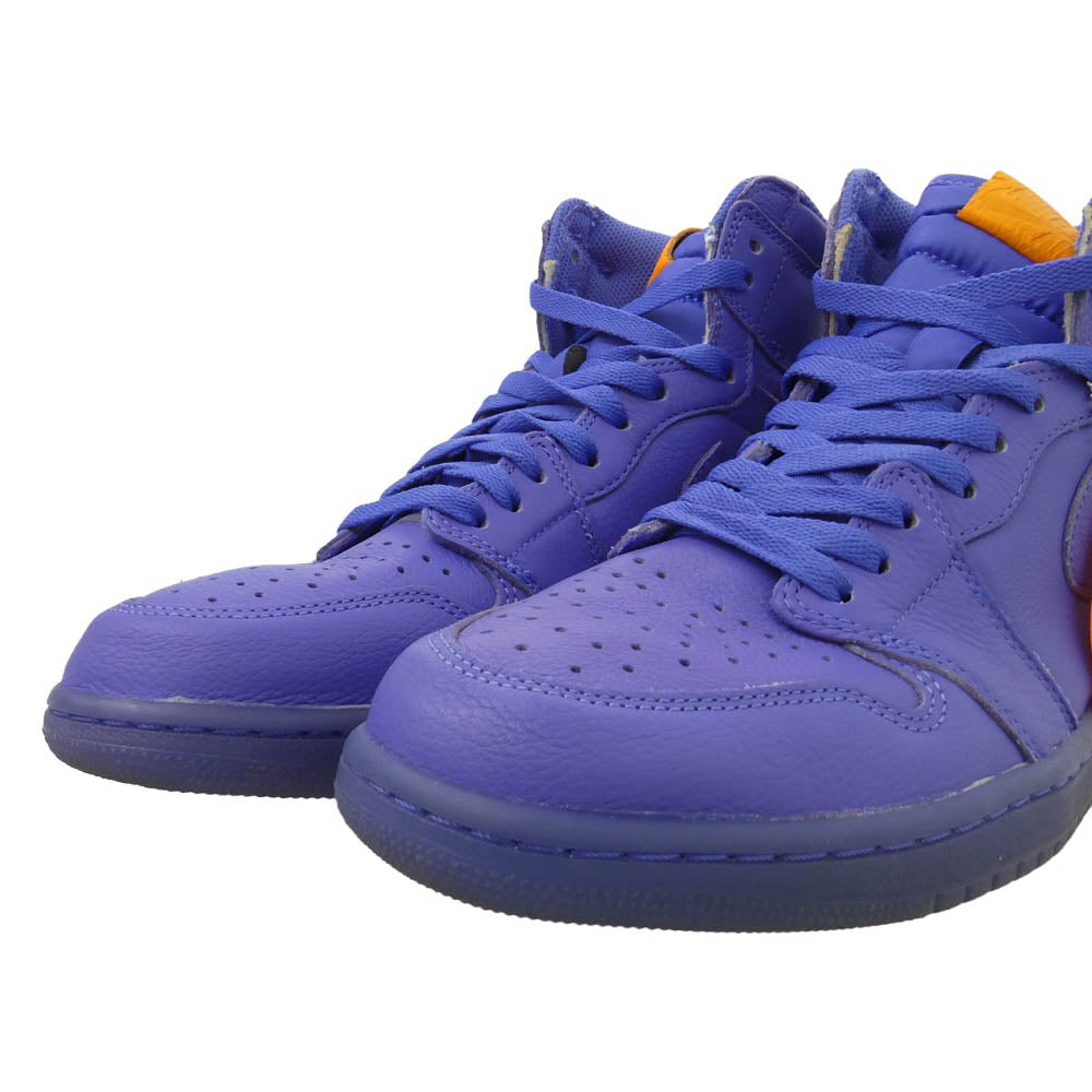 NIKE ナイキ 17AW AJ5997-555 Air Jordan 1 Retro High Gatorade Rush Violet AJ1 エアジョーダン レトロ ハイ ゲータレード ラッシュ バイオレット スニーカー パープル系 27.5cm【中古】