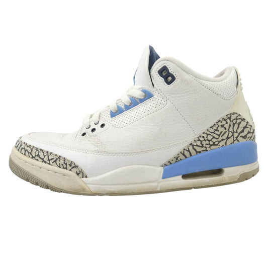 NIKE ナイキ 20SS CT8532-104 Air Jordan 3 Retro UNC エアジョーダン レトロ ローカット スニーカー マルチカラー系 27cm【中古】