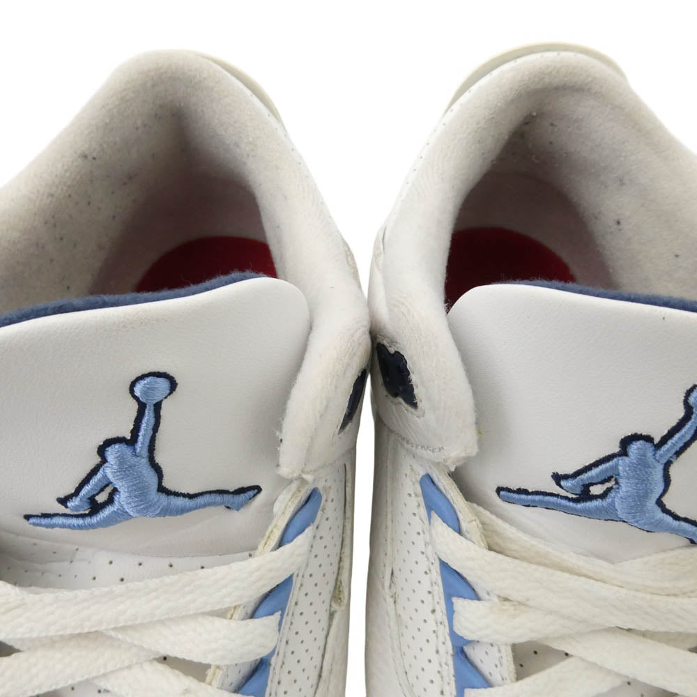 NIKE ナイキ 20SS CT8532-104 Air Jordan 3 Retro UNC エアジョーダン レトロ ローカット スニーカー マルチカラー系 27cm【中古】