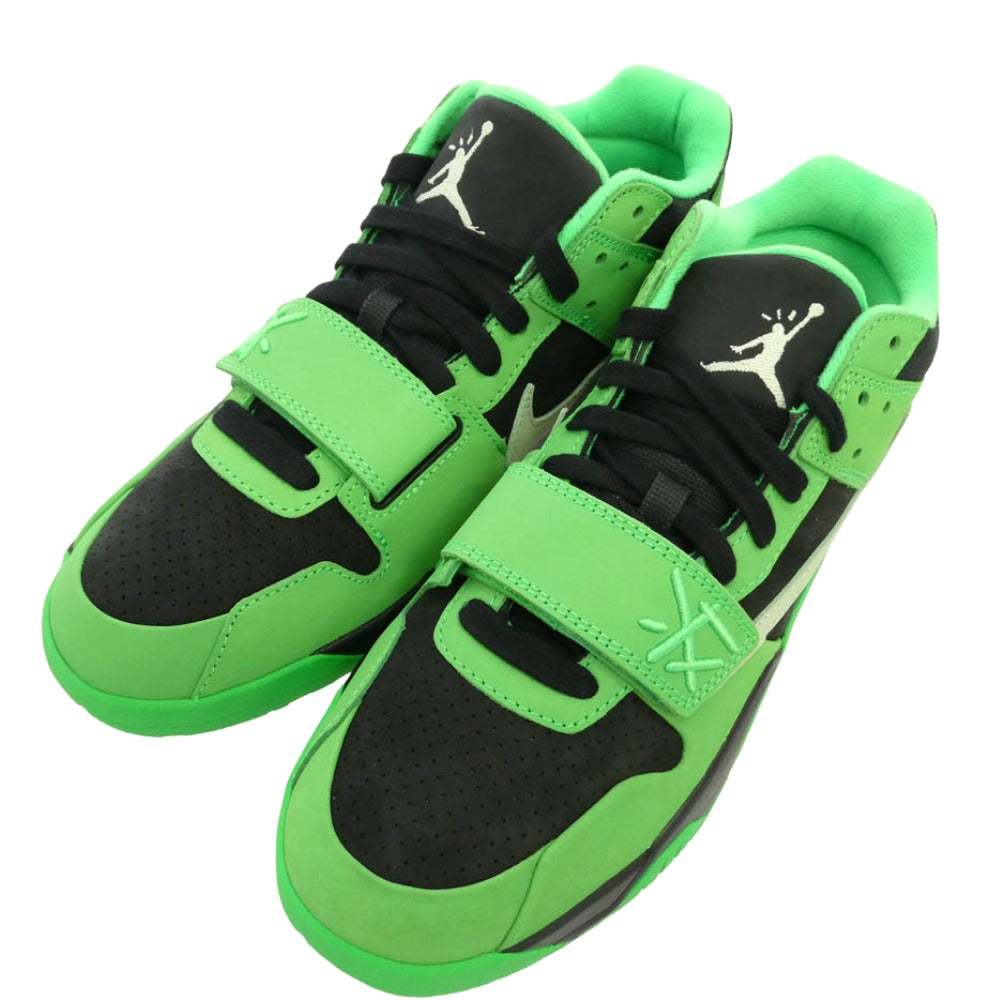 NIKE ナイキ 26SS IM9113-300 × Travis Scott ordan Jumpman Jack 【フェイクバスターズ鑑定済】 CJ1 T Rexx Green Spark トラヴィススコット ジャンプマンジャック グリーンスパーク スニーカー ライトグリーン系 ブラック系 28cm【新古品】【未使用】【中古】