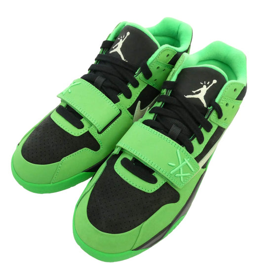 NIKE ナイキ 26SS IM9113-300 × Travis Scott ordan Jumpman Jack 【フェイクバスターズ鑑定済】 CJ1 T Rexx Green Spark トラヴィススコット ジャンプマンジャック グリーンスパーク スニーカー ライトグリーン系 ブラック系 28cm【新古品】【未使用】【中古】