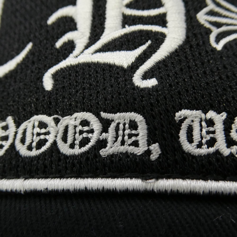 CHROME HEARTS クロムハーツ（原本無） CH Trucker Cap CHトラッカー キャップ CHワッペン クロスボール メッシュキャップ ブラック系【中古】
