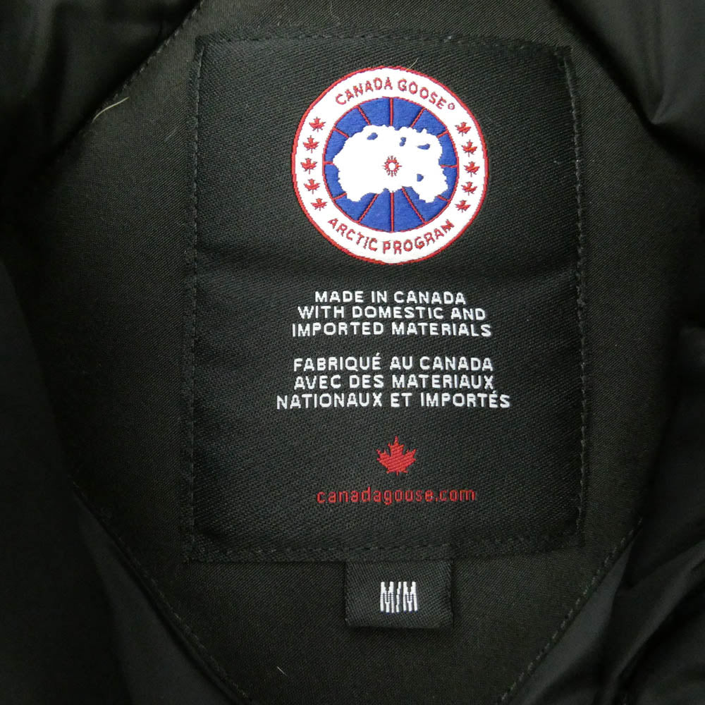 CANADA GOOSE カナダグース 2300JL サザビーリーグタグ CHARLOTTE PARKA ジャパンフィット シャーロット パーカ ダウンジャケット ブラック系 M【中古】