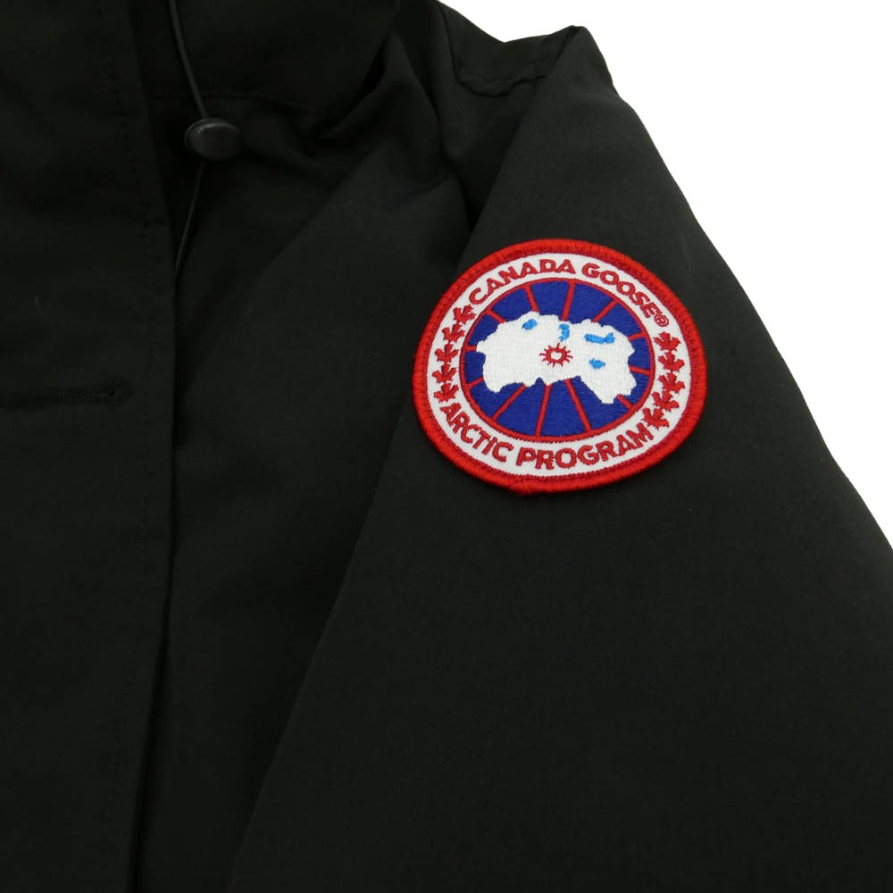 CANADA GOOSE カナダグース 2300JL サザビーリーグタグ CHARLOTTE PARKA ジャパンフィット シャーロット パーカ ダウンジャケット ブラック系 M【中古】