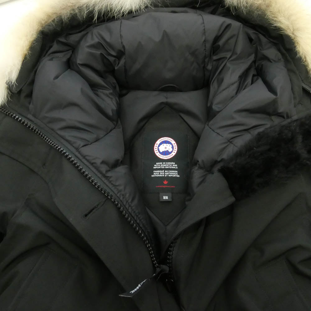 CANADA GOOSE カナダグース 2603JL サザビーリーグタグ BRONTE PARKA ジャパンフィット ブロンテ パーカ ロング ダウンジャケット ブラック系 M【中古】