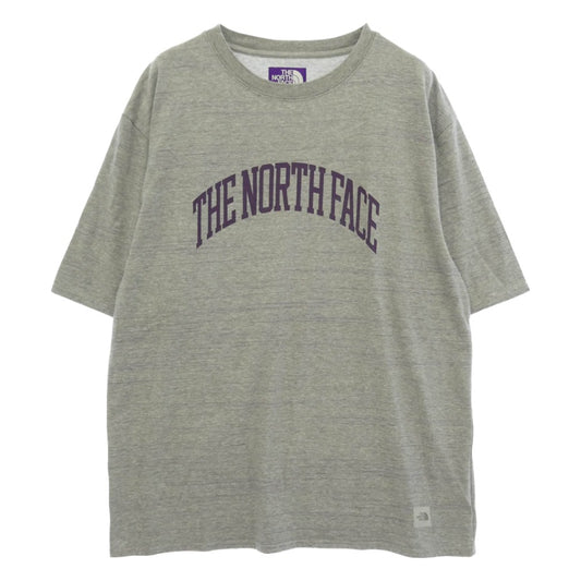 THE NORTH FACE ノースフェイス PURPLE LABEL パープルレーベル 半袖 Tシャツ カットソー グレー系 L【中古】