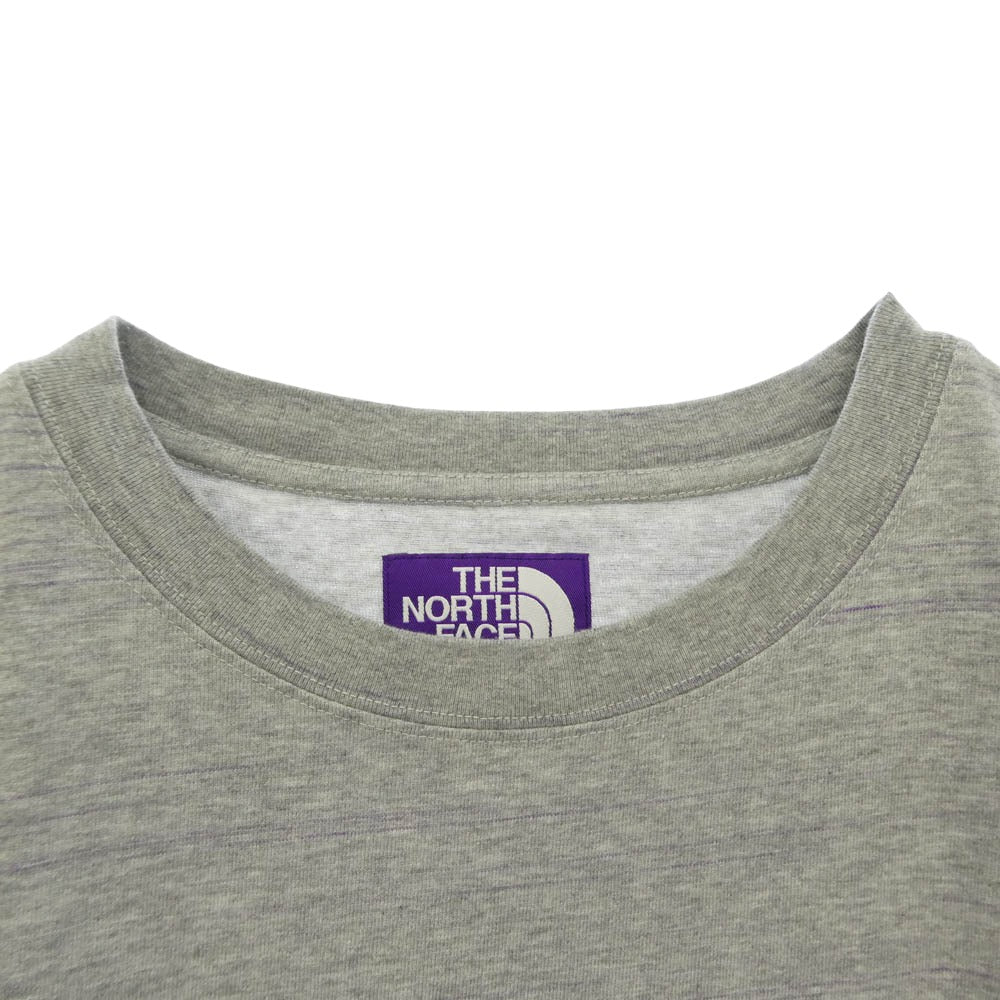 THE NORTH FACE ノースフェイス PURPLE LABEL パープルレーベル 半袖 Tシャツ カットソー グレー系 L【中古】
