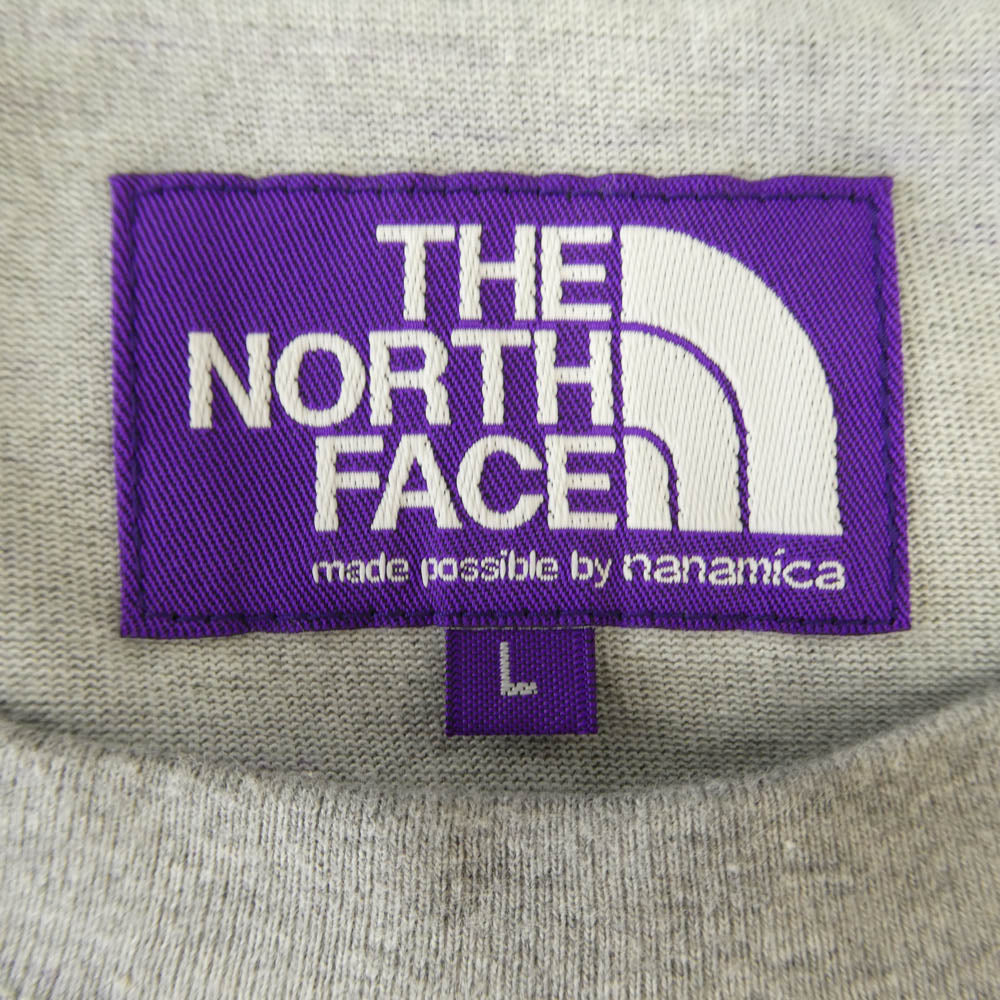 THE NORTH FACE ノースフェイス PURPLE LABEL パープルレーベル 半袖 Tシャツ カットソー グレー系 L【中古】
