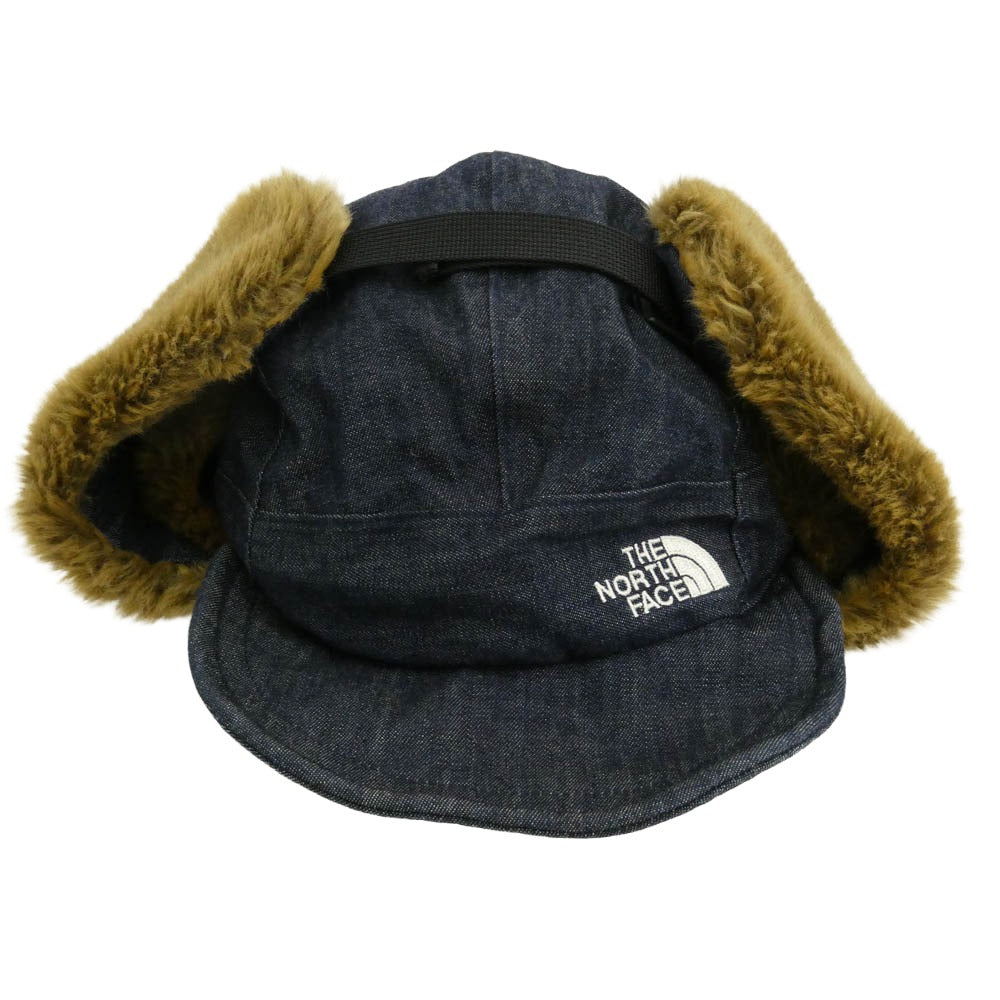 THE NORTH FACE ノースフェイス NN41709 Novelty Frontier Cap ノベルティ フロンティア デニム キャップ ブラック系 インディゴブルー系 L【中古】