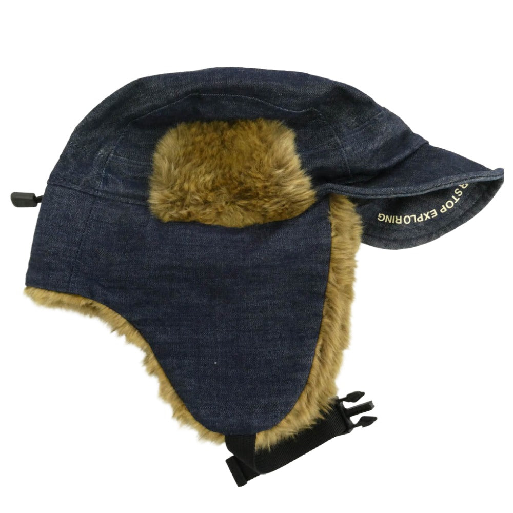 THE NORTH FACE ノースフェイス NN41709 Novelty Frontier Cap ノベルティ フロンティア デニム キャップ ブラック系 インディゴブルー系 L【中古】