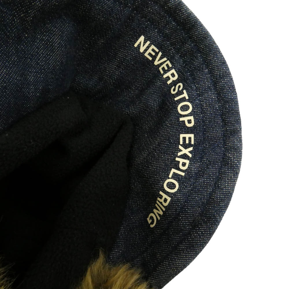 THE NORTH FACE ノースフェイス NN41709 Novelty Frontier Cap ノベルティ フロンティア デニム キャップ ブラック系 インディゴブルー系 L【中古】