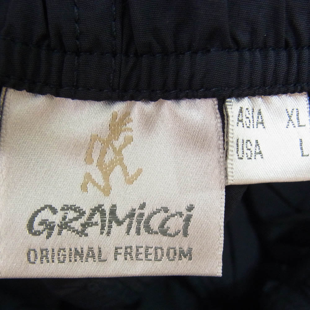 Gramicci グラミチ GMP5-S2100 LOWERCASE NYLON TRACK PANT ナイロン トラック パンツ ネイビー系 XL【中古】