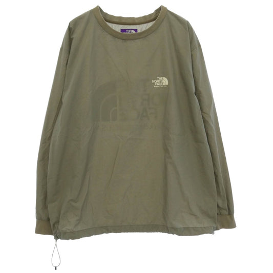 THE NORTH FACE ノースフェイス NP2170N PURPLE LABEL パープルレーベル ナイロン 長袖 ロングスリーブ カットソー Tシャツ ロンT モスグリーン系【中古】