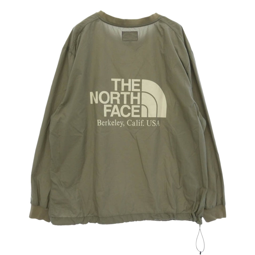 THE NORTH FACE ノースフェイス NP2170N PURPLE LABEL パープルレーベル ナイロン 長袖 ロングスリーブ カットソー Tシャツ ロンT モスグリーン系【中古】