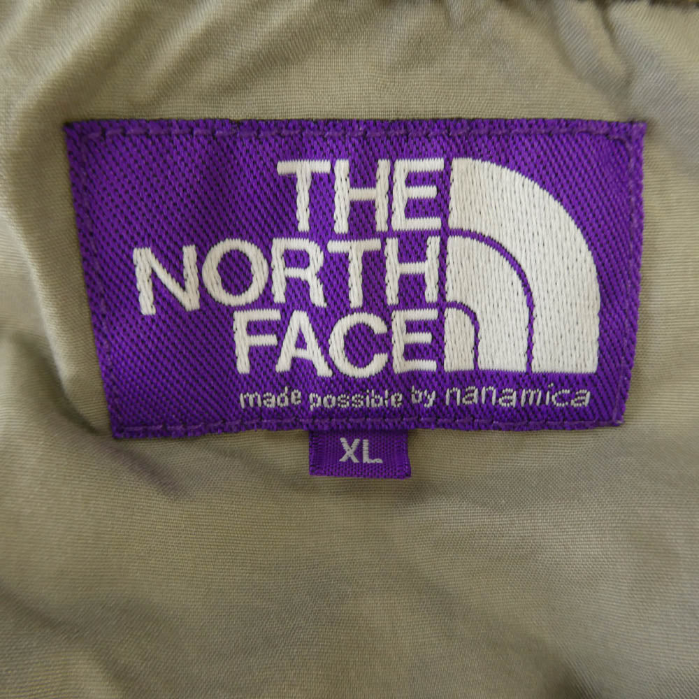 THE NORTH FACE ノースフェイス NP2170N PURPLE LABEL パープルレーベル ナイロン 長袖 ロングスリーブ カットソー Tシャツ ロンT モスグリーン系【中古】