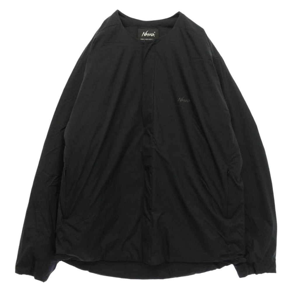 NANGA ナンガ URBAN RESEARCH アーバンリサーチ DR27-17A702 URBAN RESEARCH アーバンリサーチ別注 INNER DOWN JACKET インナー ノーカラー ダウン ジャケット ブラック系 XL【中古】