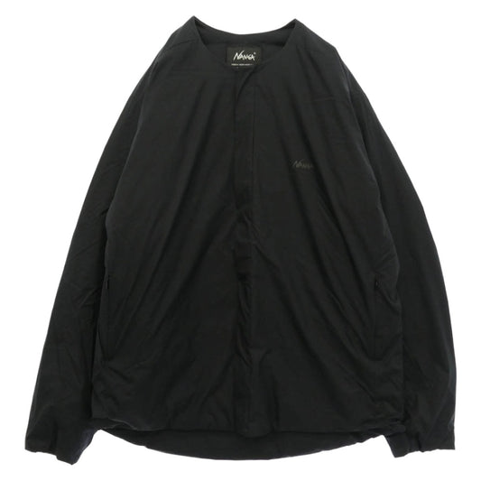 NANGA ナンガ URBAN RESEARCH アーバンリサーチ DR27-17A702 URBAN RESEARCH アーバンリサーチ別注 INNER DOWN JACKET インナー ノーカラー ダウン ジャケット ブラック系 XL【中古】