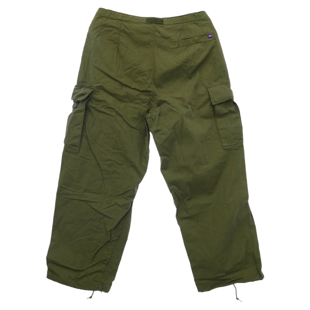 THE NORTH FACE ノースフェイス N25FC067 Purple Label パープル レーベル Ripstop Field Cargo Pants リップストップ カーゴ パンツ カーキ系 34【中古】