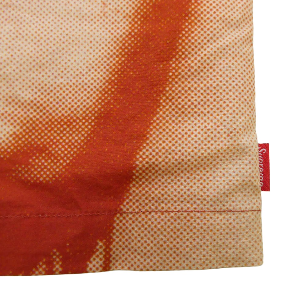 Supreme シュプリーム 21AW SUP-FW21-284 Christopher Wool S/S Shirt Red クリストファー ウール ショートスリーブ 半袖 シャツ レッド系 L【中古】