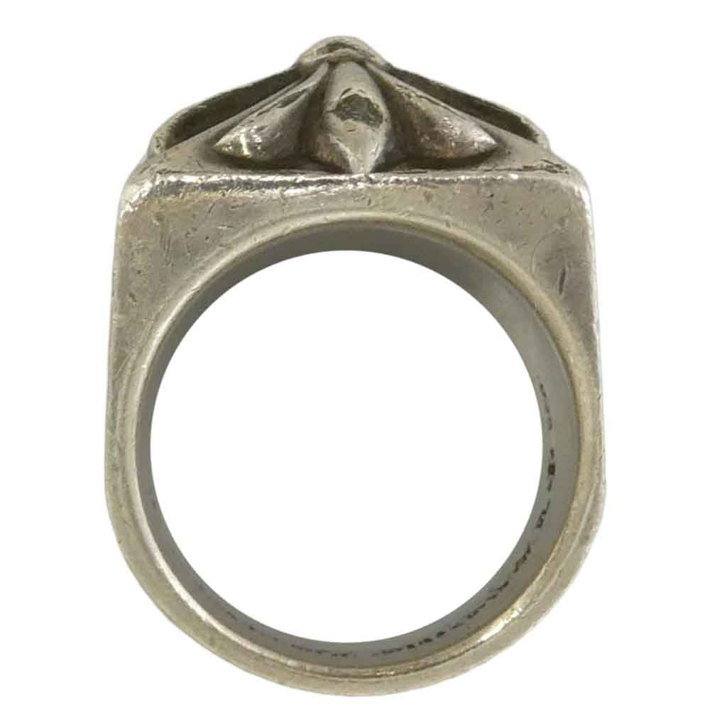 CHROME HEARTS クロムハーツ（原本無） AMS販売証明カード付属 CH PLUS PYRAMID CHプラス ピラミッド リング 20.5号【中古】