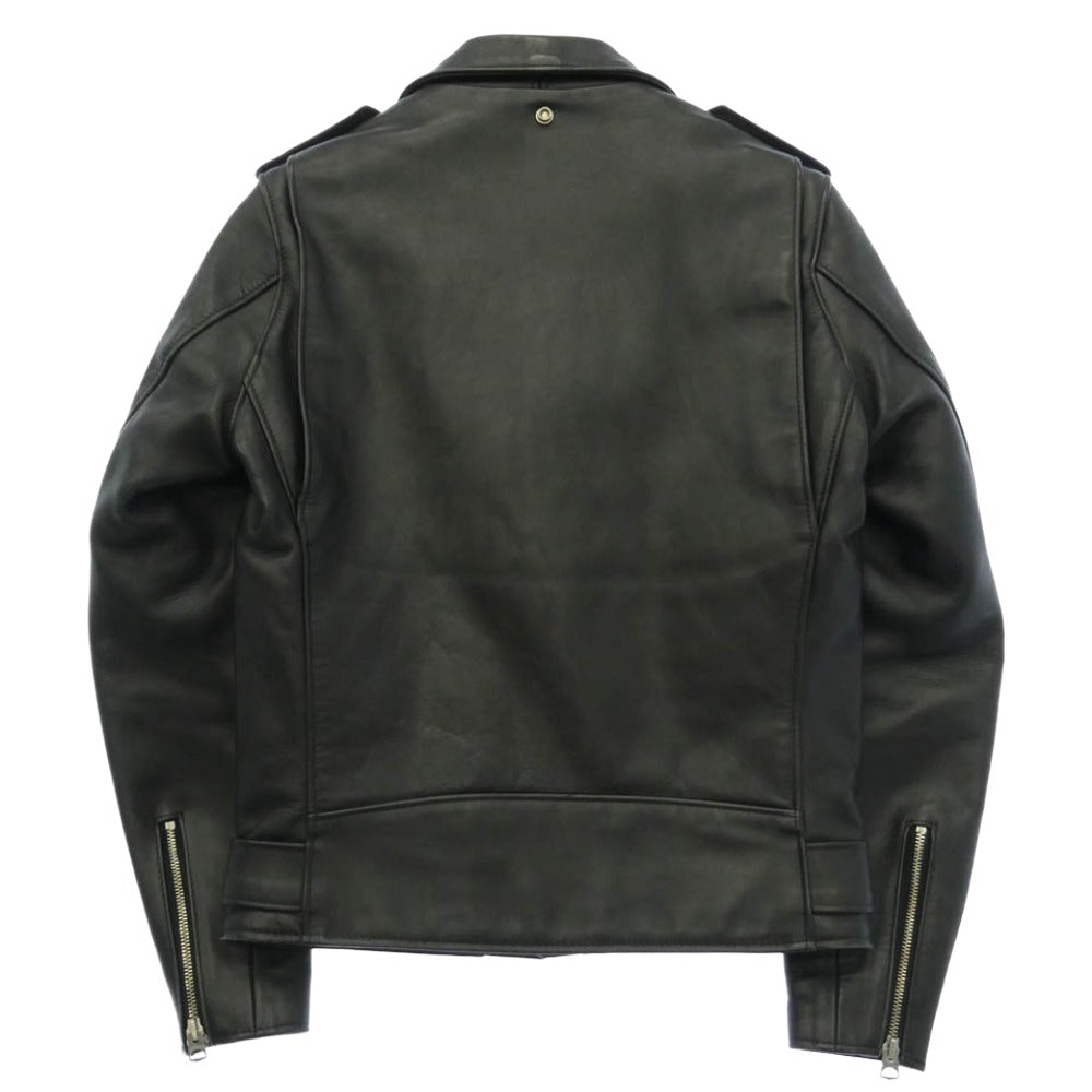 schott ショット 613UST ONESTAR TALL ワンスター トール ダブル ライダース レザー ジャケット ブラック系 36【中古】