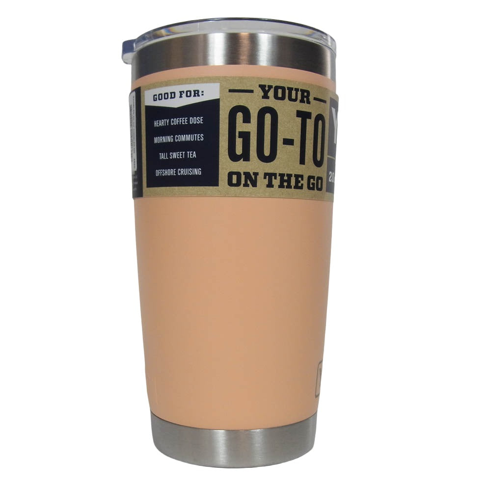 イエティ RAMBLER 20oz TUMBLER ランブラー 20オンス タンブラー マグカップ オレンジ系【極上美品】【中古】