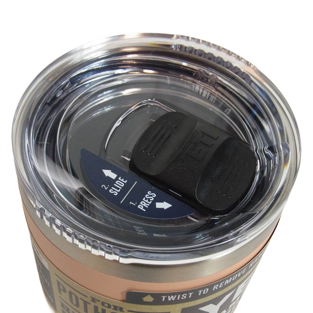イエティ RAMBLER 30oz TRAVEL MUG lowcountry peach ランブラー 30オンス トラベルマグ マグカップ オレンジ系【極上美品】【中古】