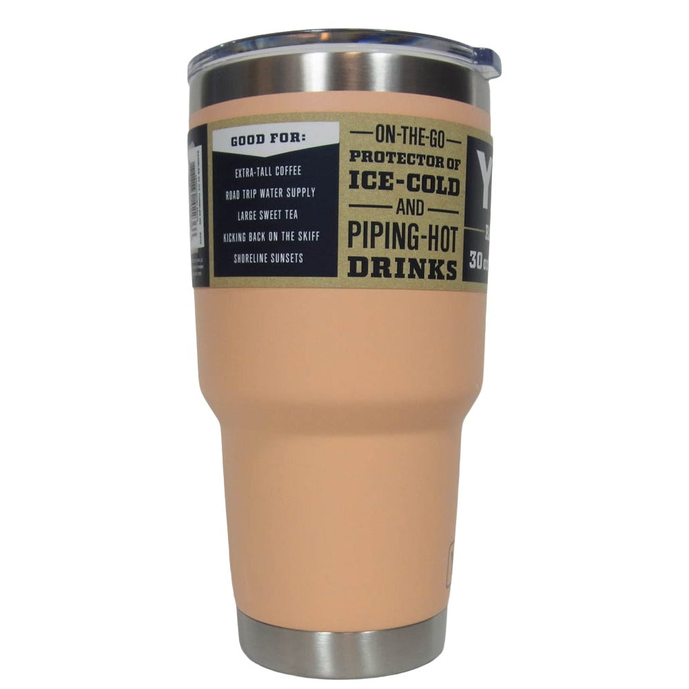 イエティ RAMBLER 30oz TUMBLER lowcountry peach ランブラー 30オンス タンブラー マグカップ オレンジ系【極上美品】【中古】