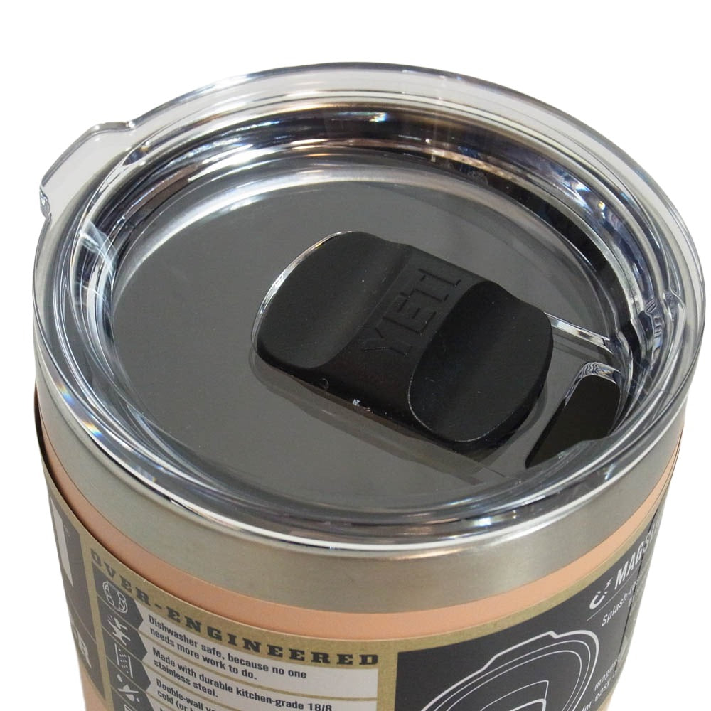 イエティ RAMBLER 30oz TUMBLER lowcountry peach ランブラー 30オンス タンブラー マグカップ オレンジ系【極上美品】【中古】