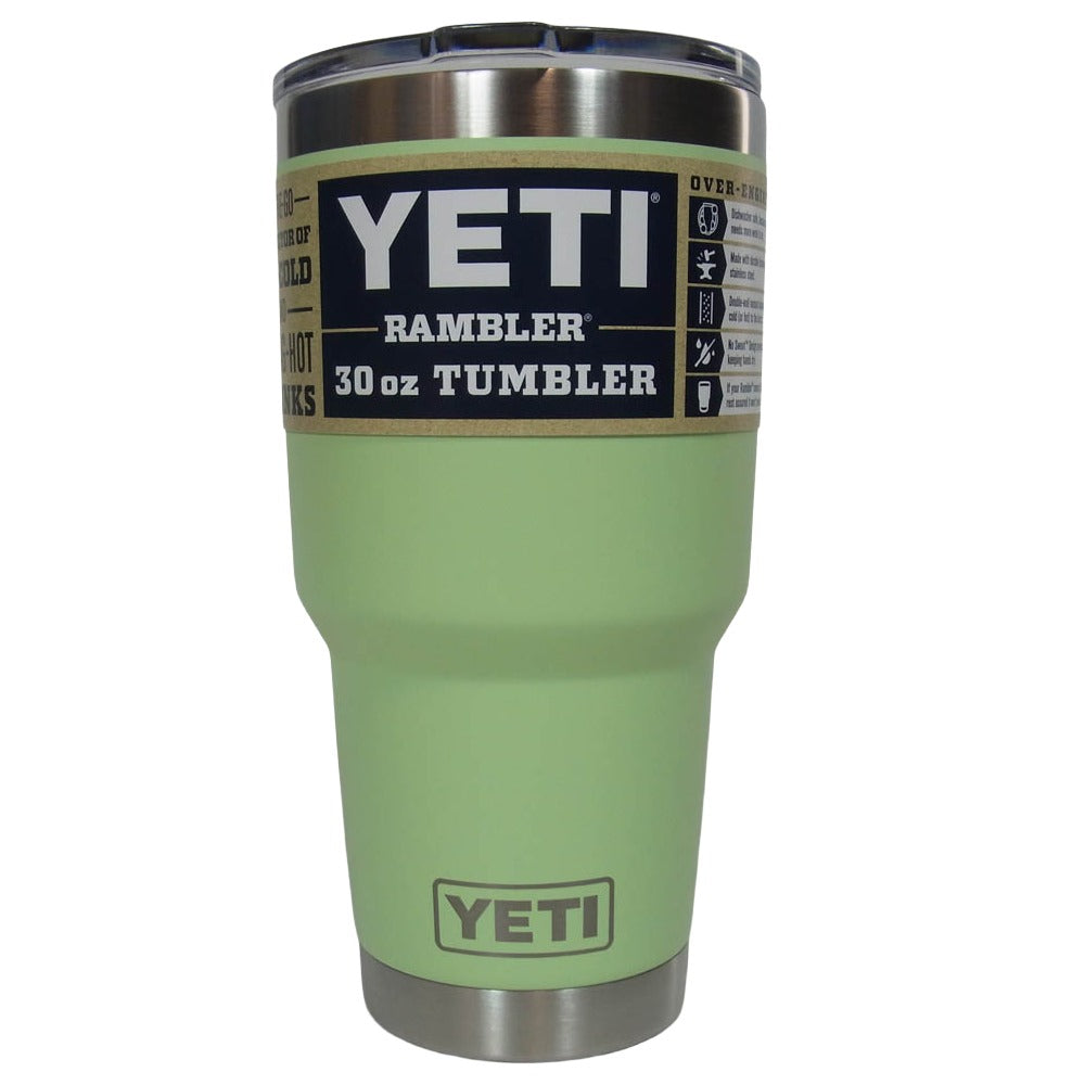 イエティ RAMBLER 30oz TUMBLER key lime ランブラー 30オンス タンブラー マグカップ ライトグリーン系【極上美品】【中古】