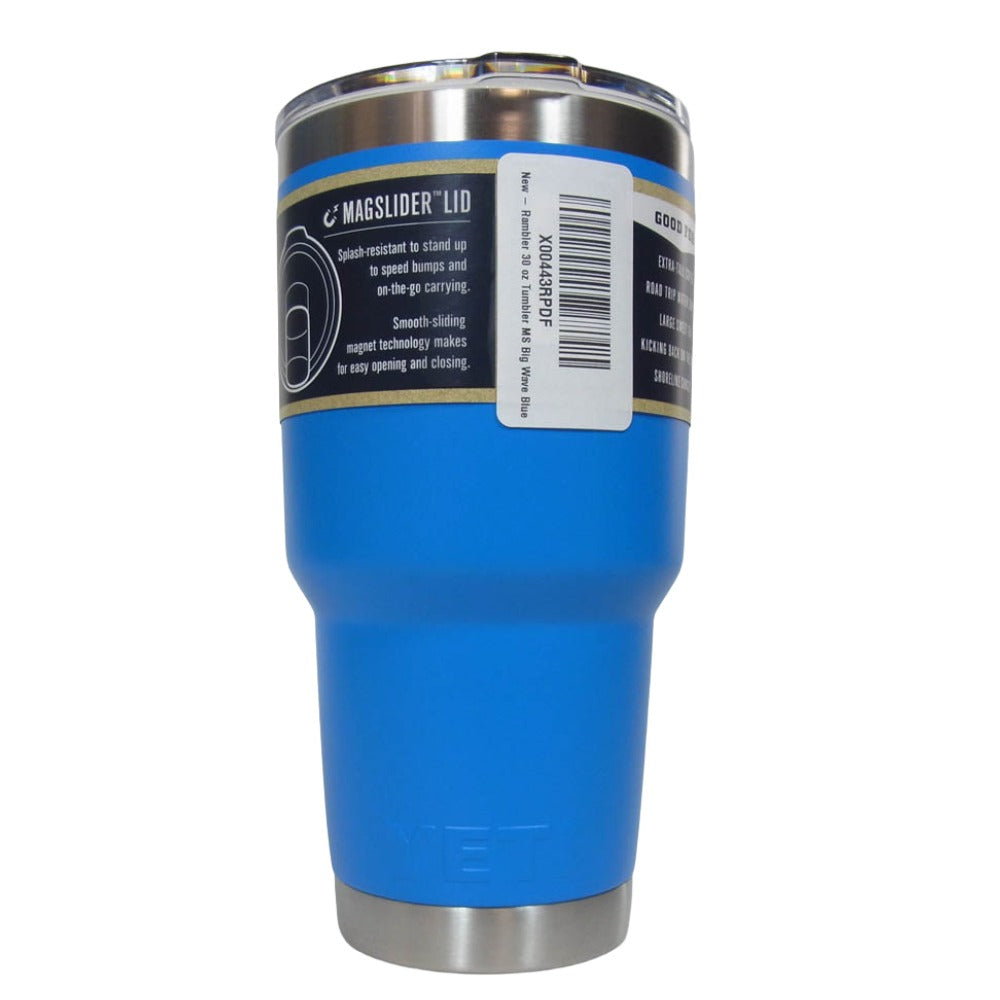 イエティ RAMBLER 30oz TUMBLER wave blue ランブラー 30オンス タンブラー マグカップ ブルー系【極上美品】【中古】