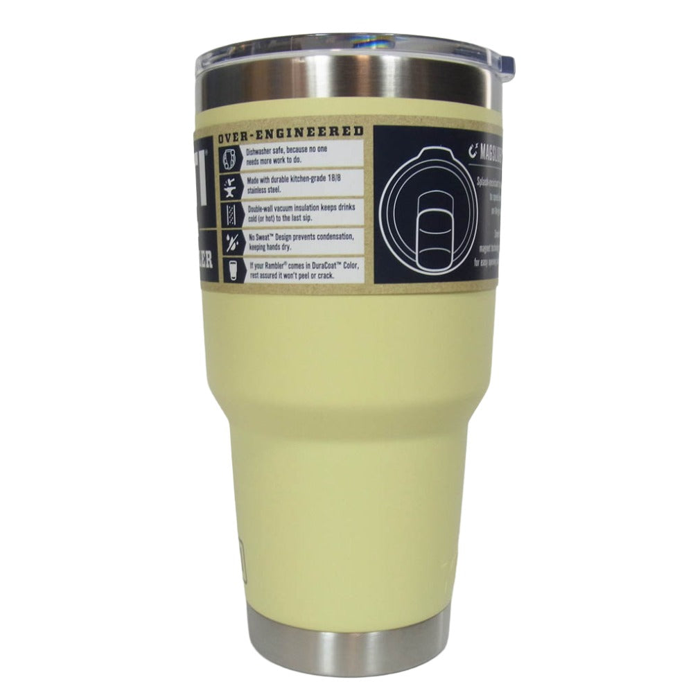 イエティ RAMBLER 30oz TUMBLER db yellowランブラー 30オンス タンブラー マグカップ イエロー系【極上美品】【中古】