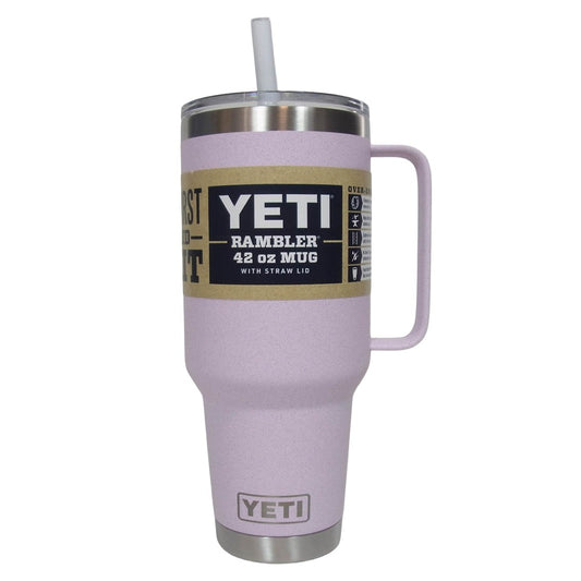 イエティ Rambler 42oz Straw Mug With Straw Lid cherry blossom ランブラー 42オンス ストローマグ 水筒 ピンク系【極上美品】【中古】