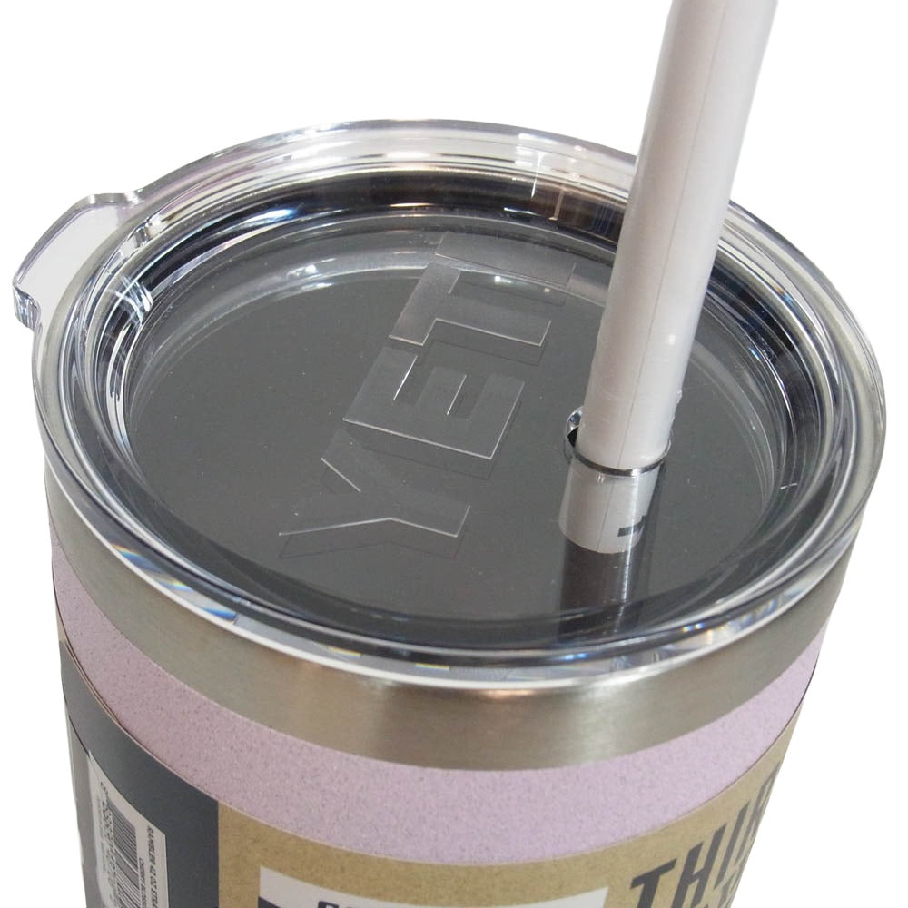 イエティ Rambler 42oz Straw Mug With Straw Lid cherry blossom ランブラー 42オンス ストローマグ 水筒 ピンク系【極上美品】【中古】