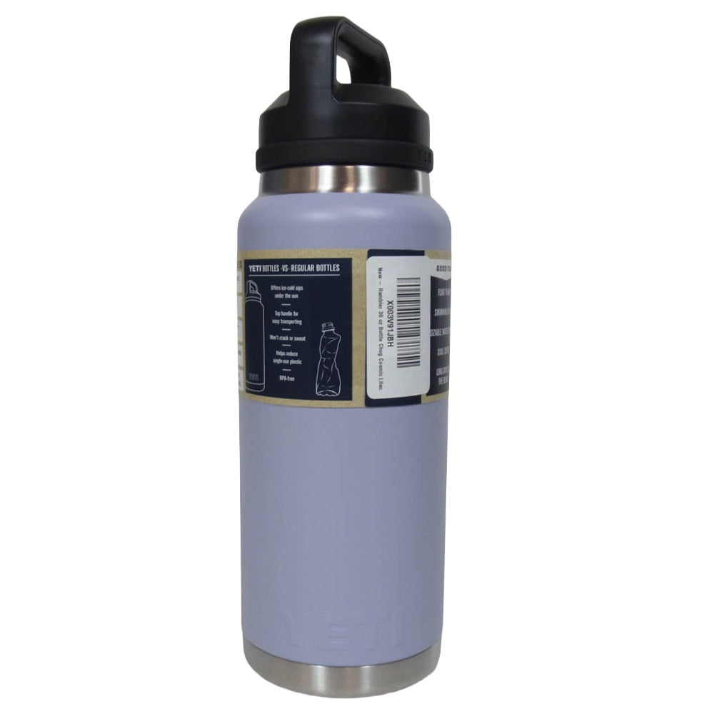 イエティ RAMBLER 36OZ BOTTLE cosmic lilac ランブラー 36oz チャグキャップボトル 水筒 マグボトル パープル系【極上美品】【中古】
