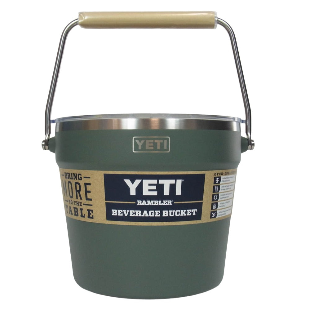 イエティ RAMBLER BEVERAGE BUCKET ビバレッジバケット バケツ カーキ系【極上美品】【中古】
