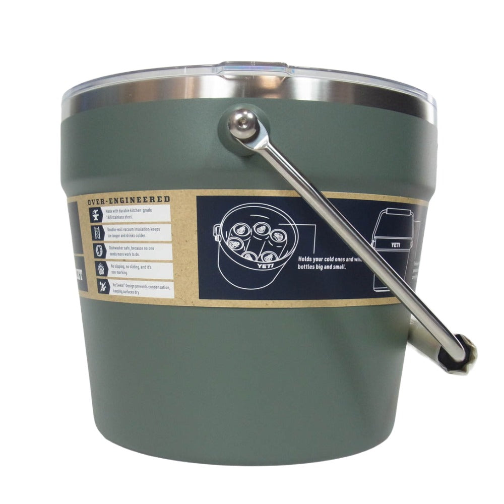 イエティ RAMBLER BEVERAGE BUCKET ビバレッジバケット バケツ カーキ系【極上美品】【中古】