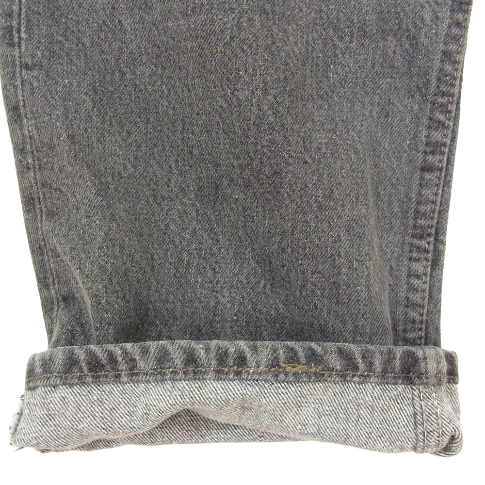 Levi's リーバイス USA製 90s 501 先染めブラックデニム ボタン裏653 スモールe Black Denim Pants デニムパンツ ジーンズ ブラック系 34【中古】