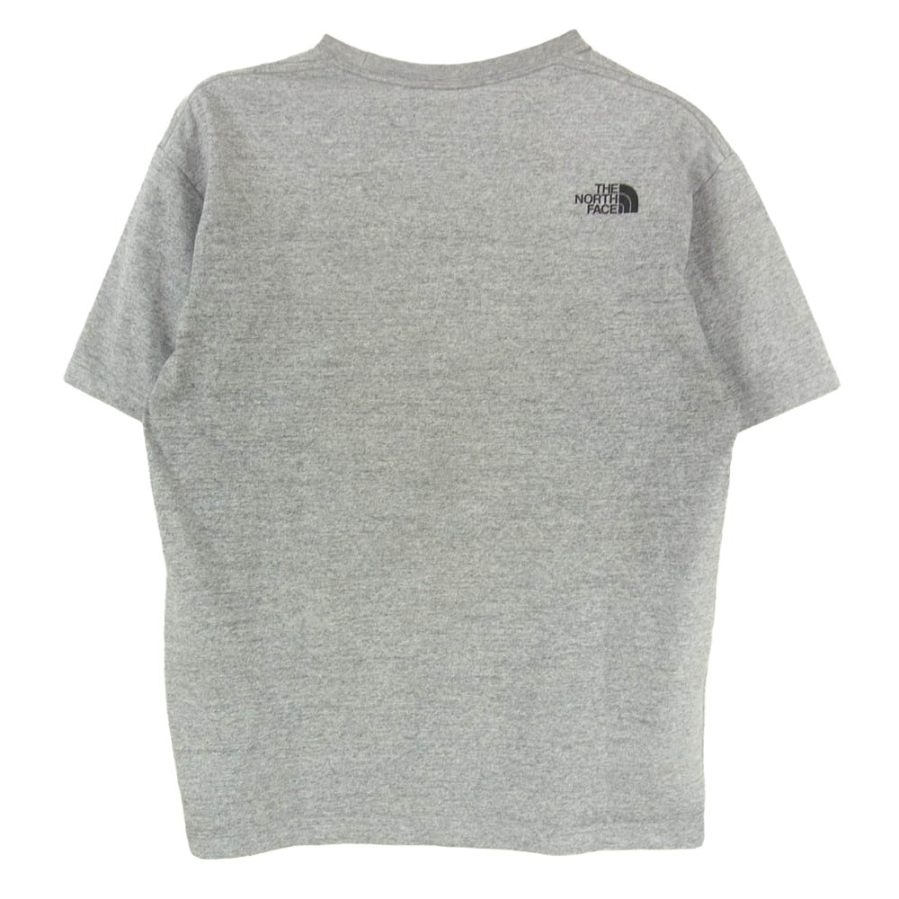 THE NORTH FACE ノースフェイス NT32303Z S/S ４WD Tee ランドクルーザープリント ランクルT クルーネック 半袖 Tシャツ グレー系 M【中古】