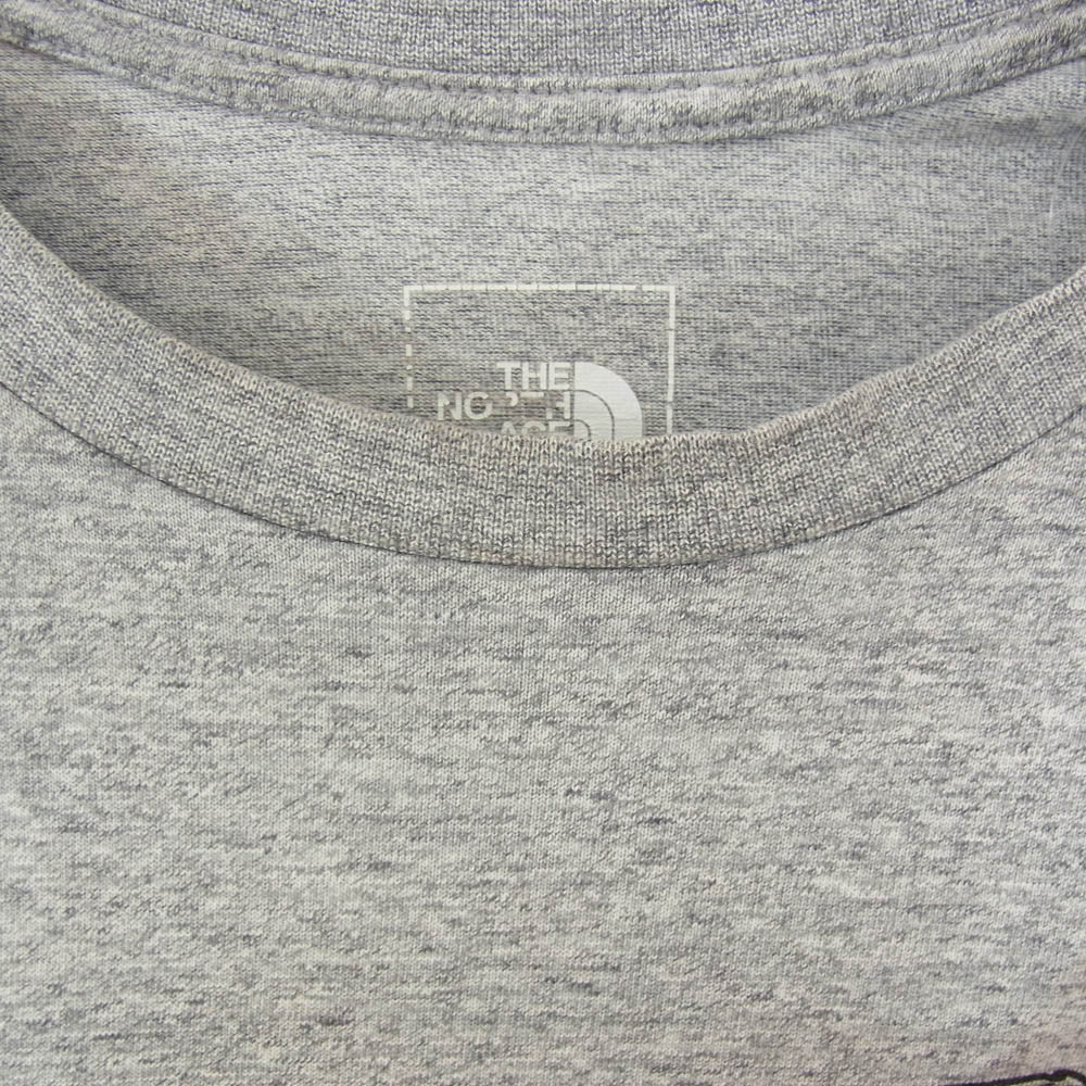 THE NORTH FACE ノースフェイス NT32303Z S/S ４WD Tee ランドクルーザープリント ランクルT クルーネック 半袖 Tシャツ グレー系 M【中古】