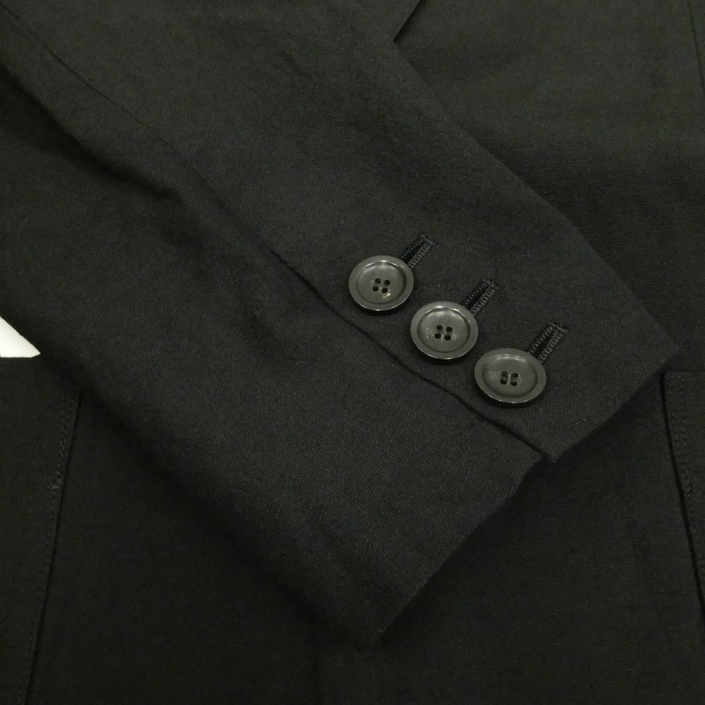 SOPHNET. ソフネット 25SS SOPH-250021 LINEN WOOL RELAX FIT 1BUTTON BLAZER リネンウール リラックスフィット 1ボタン テーラードジャケット ブレザー Sサイズ ブラック系 S【極上美品】【中古】
