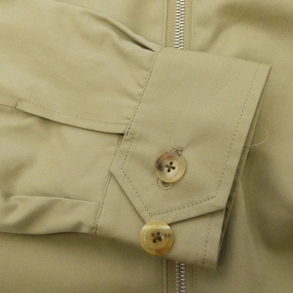 SOPHNET. ソフネット 25SS SOPH-250001 HARRINGTON JACKET ハリントン ジャケット ブルゾン ベージュ系 M【極上美品】【中古】