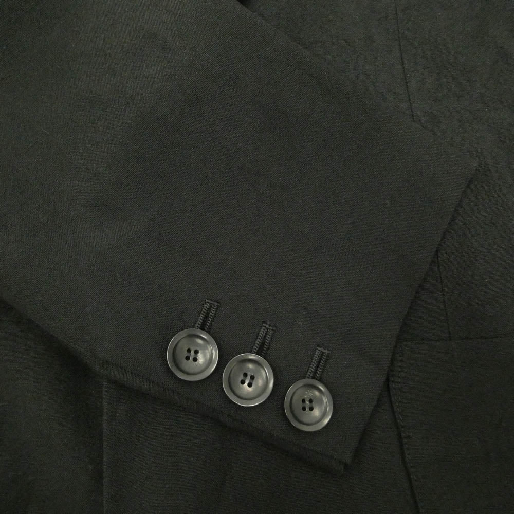 SOPHNET. ソフネット 25SS SOPH-250021 LINEN WOOL RELAX FIT 1BUTTON BLAZER リネンウール リラックスフィット 1ボタン テーラードジャケット ブレザー Mサイズ ブラック系 M【極上美品】【中古】